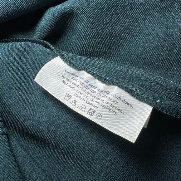 M.M. Lafleur Annie Sleeveless V-Neck Green Career Dress Size 6 - Picture 10 of 10